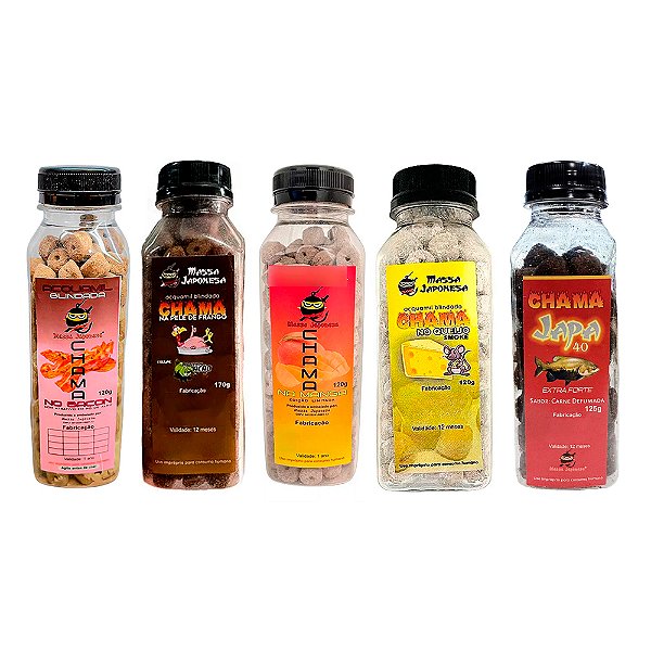 Ração Furadinha Ninja Acquamil Blindada 120g - Massa Japonesa