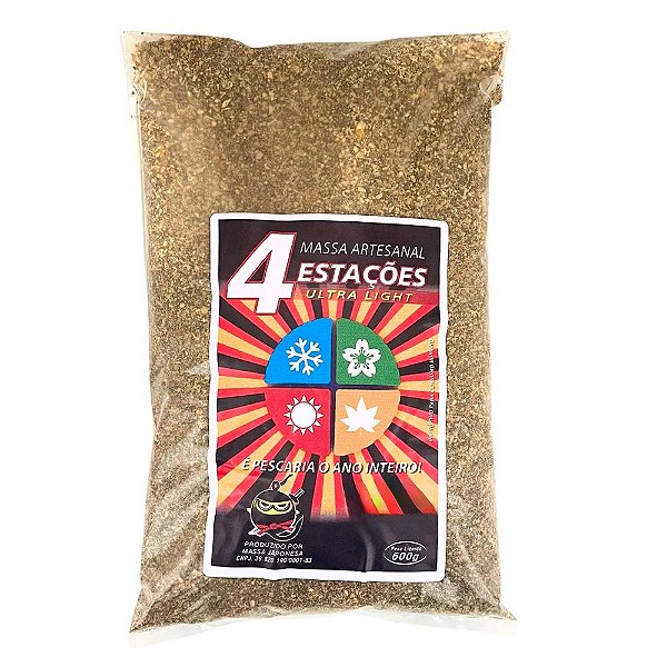 Massa Para Pesca 4 Estaçoes 600g - Massa Japonesa