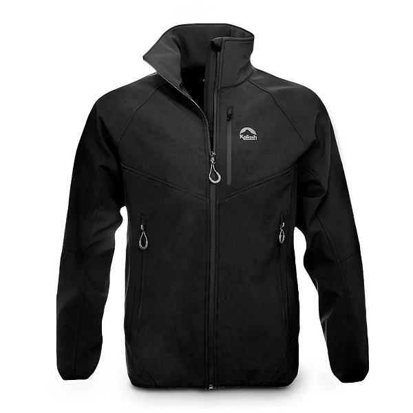 Jaqueta Masculina Softshell Bariloche Preta  - Kailash