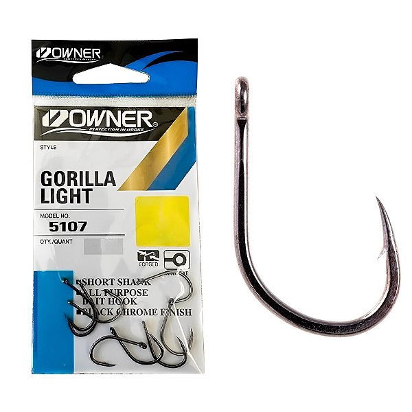 Anzol Gorilla Light em Aço Carbono - Owner