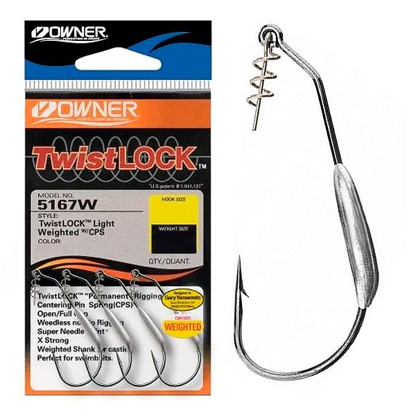 Anzol Weighted Twistlock Light N° 4/0 - Owner
