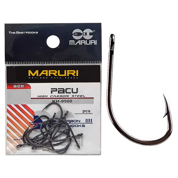 Anzol Pacu Black Nickel C/10 Pçs - Maruri