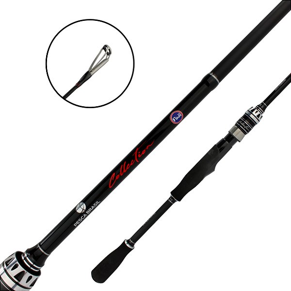 Vara para Molinete Durendal 1,80m 10-25 Lbs Inteiriça - Pesca Brasil