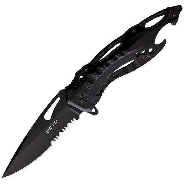 Canivete Tatical DY017994 Lamina Serrilhada 20cm - Deyu