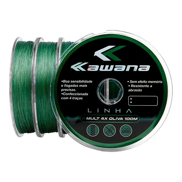 Linha Kawana 4x Oliva 600mts - Maruri