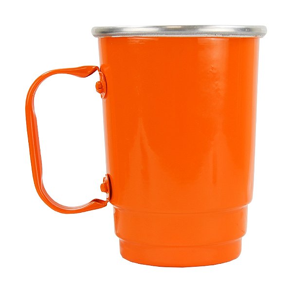 Caneca Aluminio Borda Polida 350Ml -  Dispropil