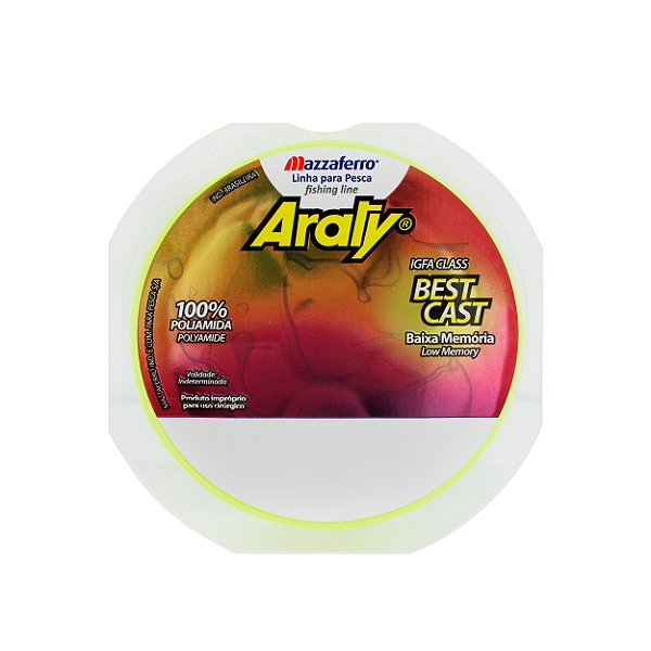 Linha de Pesca Monofilamento Araty Best Cast 300m - Mazzaferro