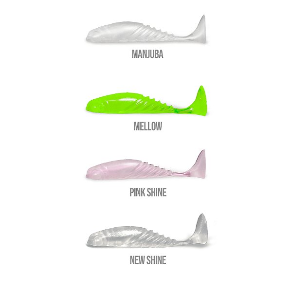 Isca Artificial Slim Shad 7cm - Monster 3x