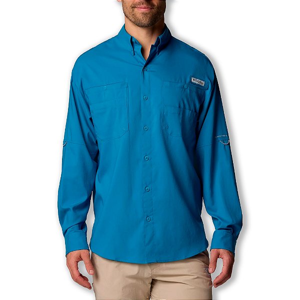 Camisa Masculina Tamiami™ II M/L Blue Echo - Columbia