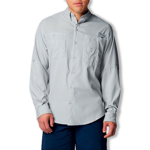 Camisa Masculina Tamiami™ II M/L Cool Grey - Columbia
