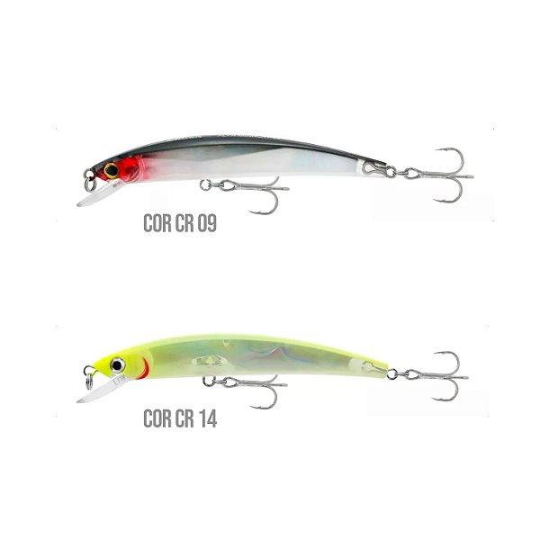 Isca Artificial Meia Água Alfa Minnow 90 - Crown
