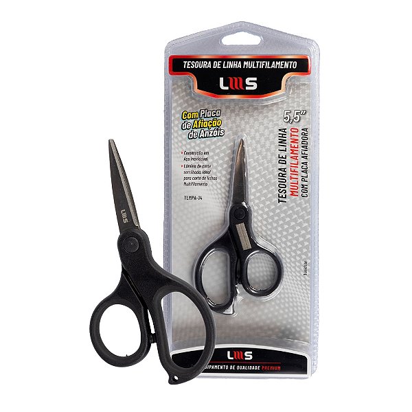 Tesoura De Linha Multifilamento 5.5" TLMPA-14 - LMS Roads