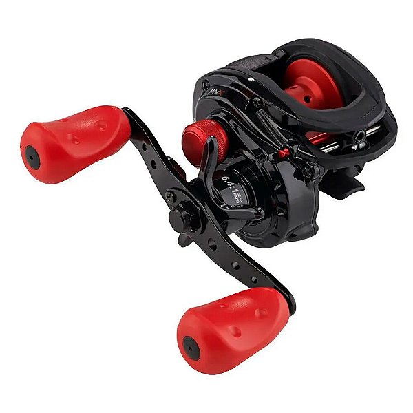 Carretilha Max 4X Alumínio / Grafite 4 + 1BB Rol. Preto - Abu Garcia