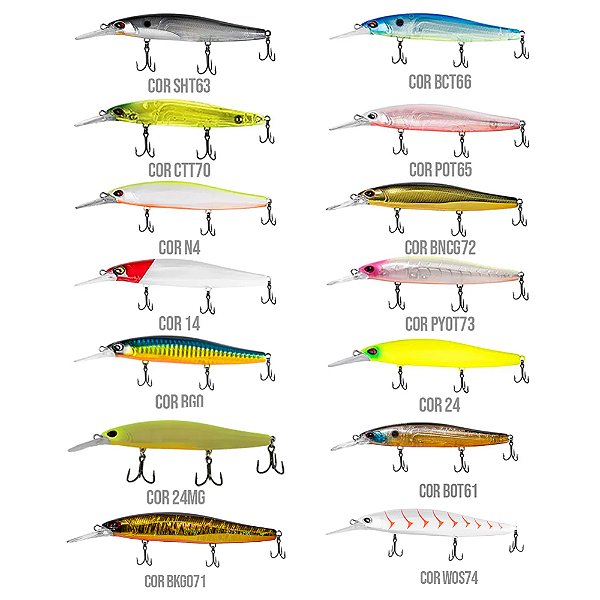 Isca Artificial Invader MR 110F 11cm 17g - Marine