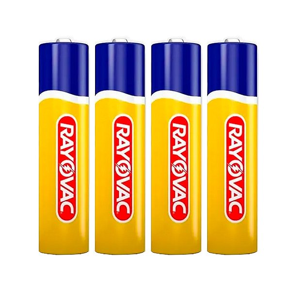 Pilha Amarelinha AAA 4Pcs - Rayovac