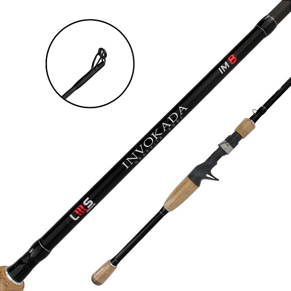 Vara de Pesca para Carretilha Invokada 1,80m Inteiriça - LMS Rods
