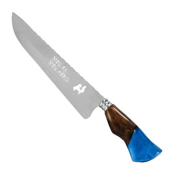 Faca Aço Inox 10'' Cabo Resina Pai - Facas Cascavel
