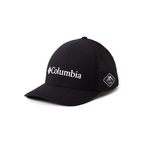 Boné Mesh™ Ball Cap Black White - Columbia