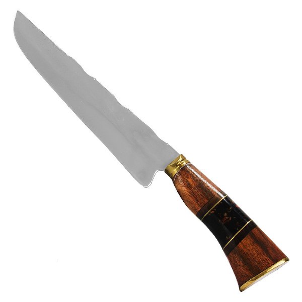 Faca Para Churrasco 8" Madeira / Mesclado - Alma Campeira
