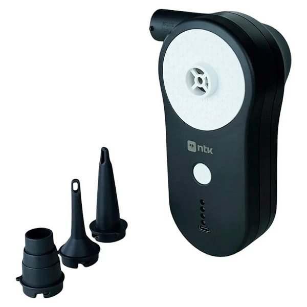 Inflador Recarregável USB Portátil em Plástico ABS Compacto - NTK