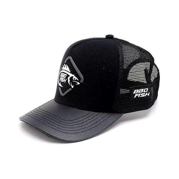Boné Pesca Telado Masculino Preto Ref.706 - Bad Fish