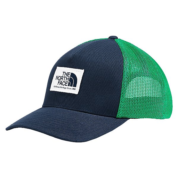 Boné Keep It Patched Structured Truker Verde Azul - The North Face