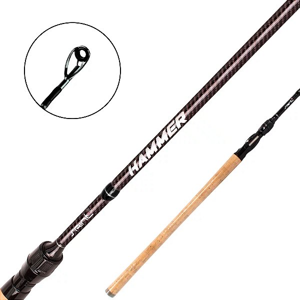 Vara Para Carretilha Hammer 25-50Lb 701BC Fibra De Carbono IM8 - Saint