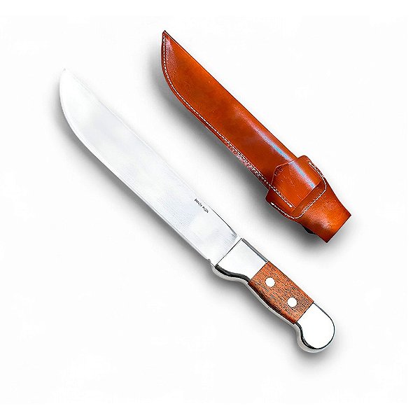 Facao tradicional Aluminio Madeira 16'' Com Bainha - Bianchi