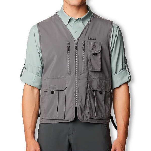 Colete Masculino Silver Ridge™ Utility Vest City Grey - Columbia