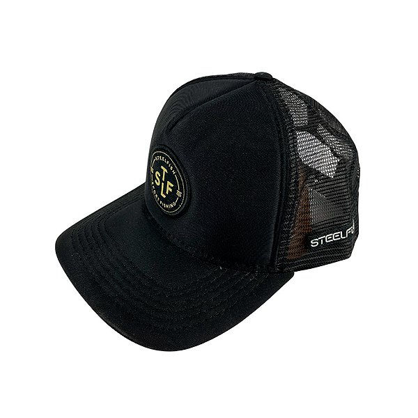 Boné Premium Preto - Steel Fish