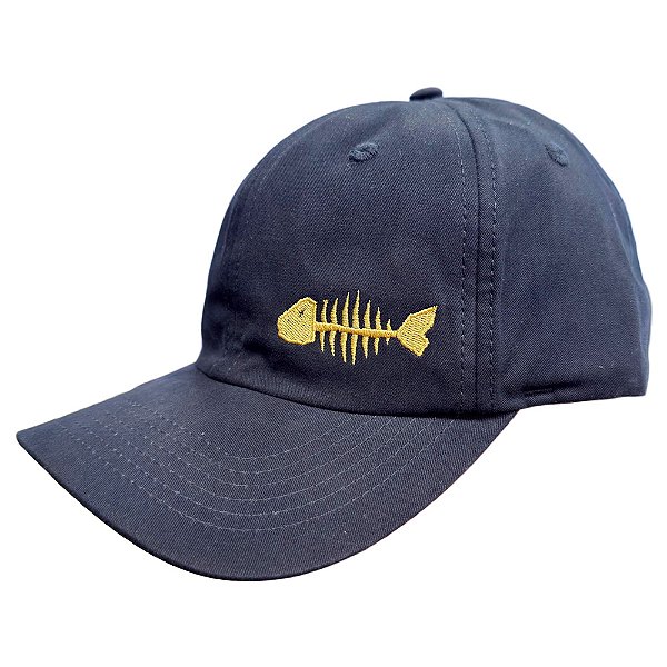 Boné Fish Bones Azul Marinho - Mar Negro