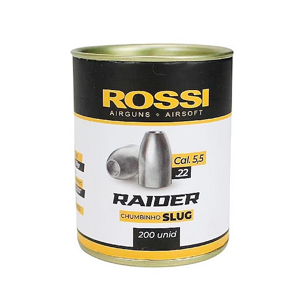 Chumbinho Slug Raider 5.5mm 200un - Rossi
