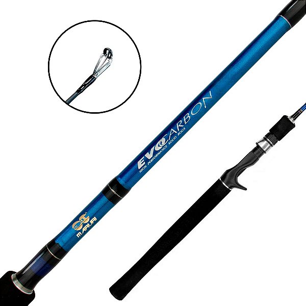 Vara Para Carretilha Evo Carbon Inteiça 1.10mt - Maruri