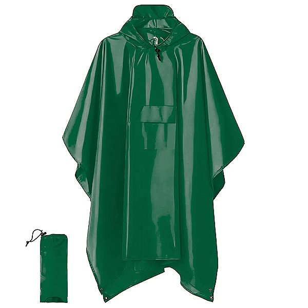 Poncho de Chuva Verde Grande - Dispropil