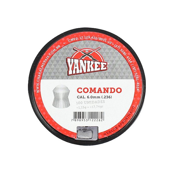 CHUMBINHO DE PRESSÃO YANKEE COMANDO 6.0