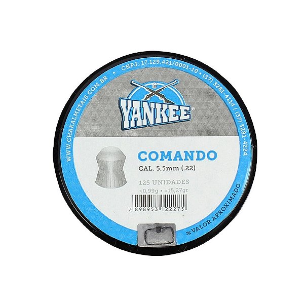 CHUMBINHO DE PRESSÃO YANKEE COMANDO 5.5