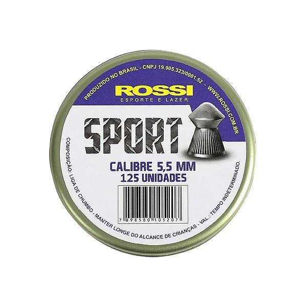 CHUMBINHO ROSSI SPORT 5.5MM 125UN - 25206068