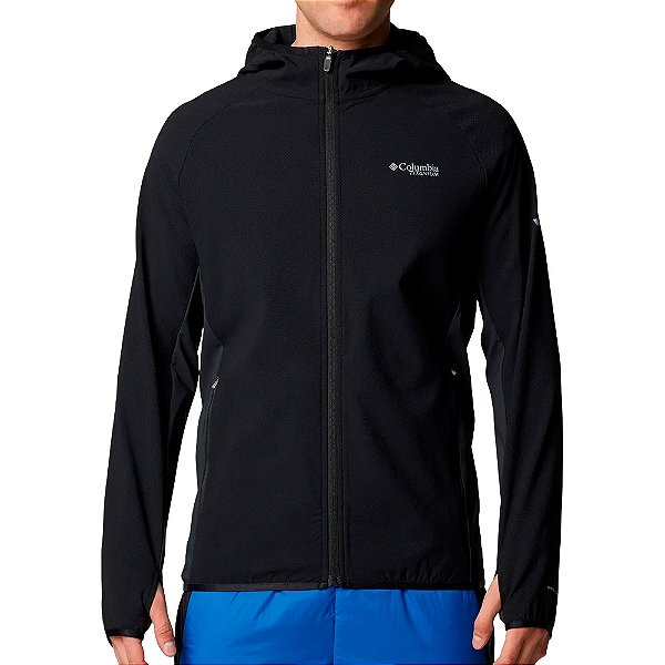 Jaqueta Fleece Masculino Spectre Ridge™ Tech II com Capuz Preta - Columbia
