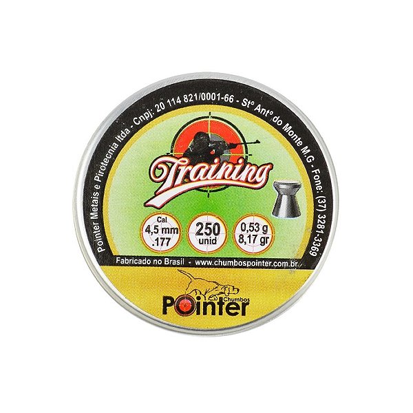 Chumbinho Pointer Training 4.5 mm 250un.
