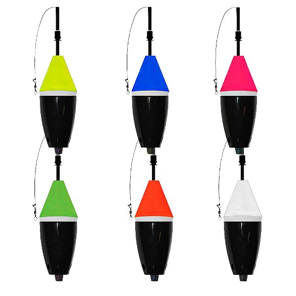 Bóia Cevadeira Robusta Copo Preto 65g - Jr Pesca