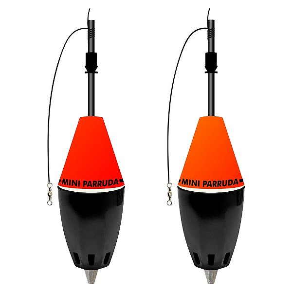 Bóia Cevadeira Mini Parruda Copo Preto 36g - Jr Pesca