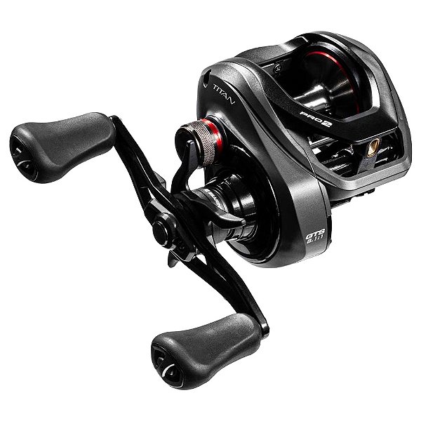 Carretilha Titan PRO 2 BG 12000 Grafite / Alumínio 11 + 1BB Rolamentos Cinza - Marine