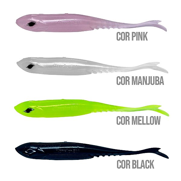 Isca Artificial Shads R-SHAD 12cm 3un. - Monster3x