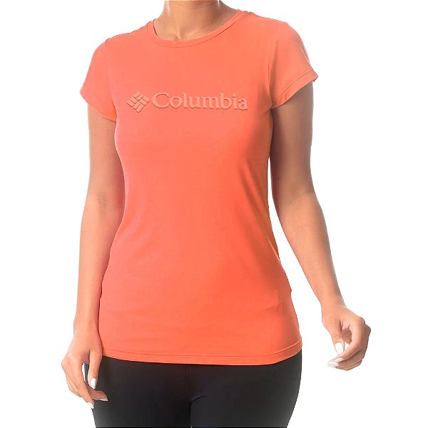 Camiseta Basic Feminina Branded Shadow Alpen Glow - Columbia