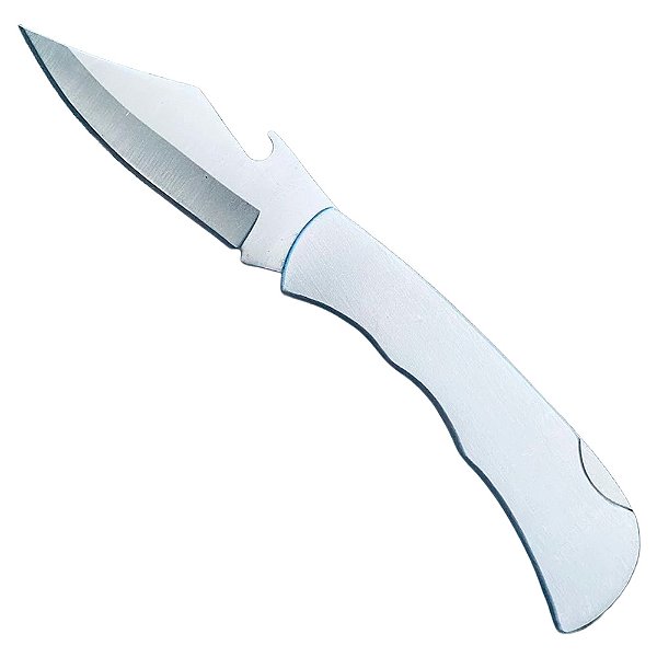 Canivete Aço Inox Clip / Abridor Garrafa SLK-D73A - Luatek