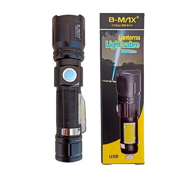 Lanterna USB Light Sabre 2000m+ BM-8414 - B-Max