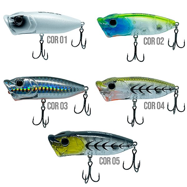 Isca Artificial Hard Floating 70mm 12g Pop Frog - Monster3x