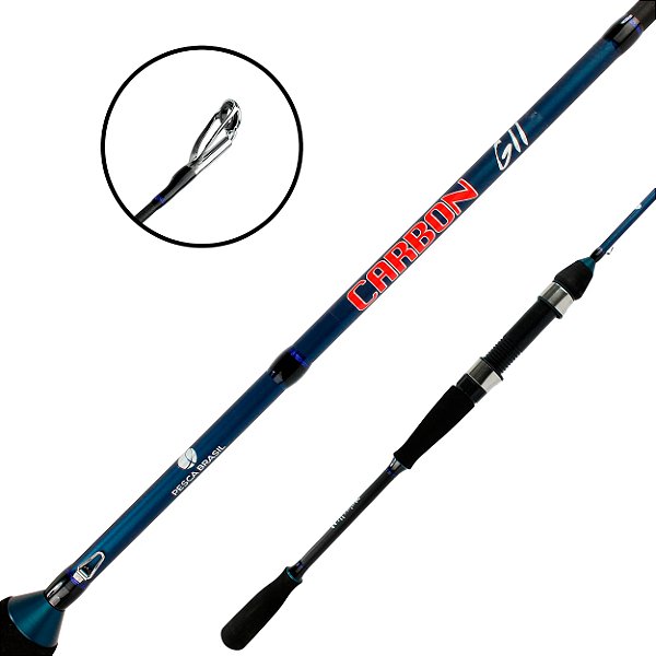 Vara Para Molinete Carbon GII MC8m 391M Interiça 1.19m 6-10lb - Pesca Brasil