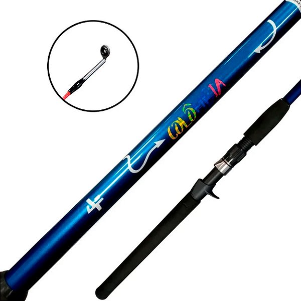 Vara Para Carretilha Colombia 3 Partes C2103 10-15lb - Albatroz