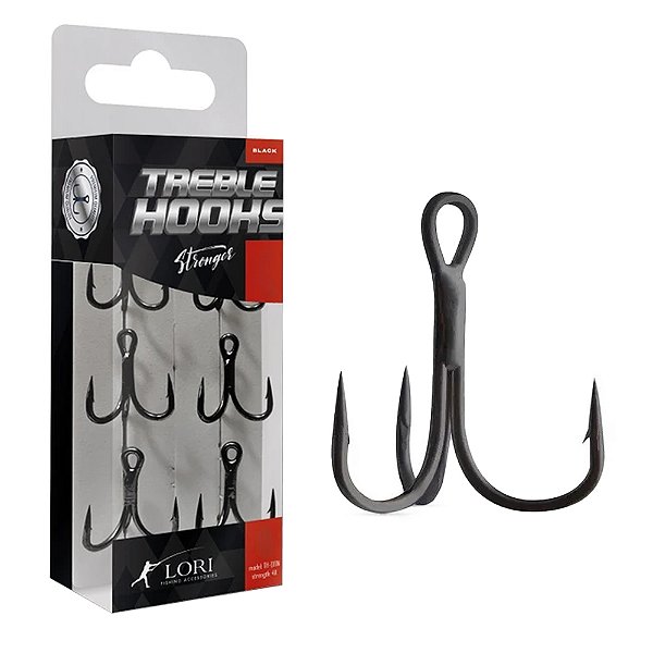 Anzol Garatéia Blister Black  c/6 - Lori